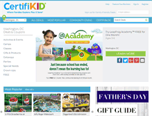 Tablet Screenshot of certifikid.com